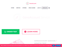 Tablet Screenshot of geneaccount.com